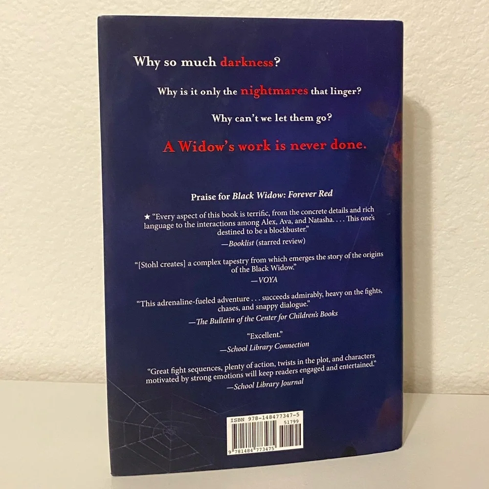 Hardcover Book - MARVEL Black Widow: Red Vengeance By Margret Stohl